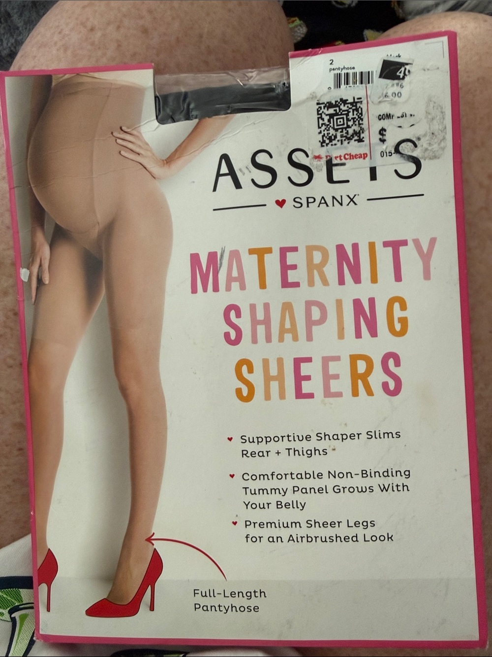 Maternity Shaping Sheers Black Pantyhose